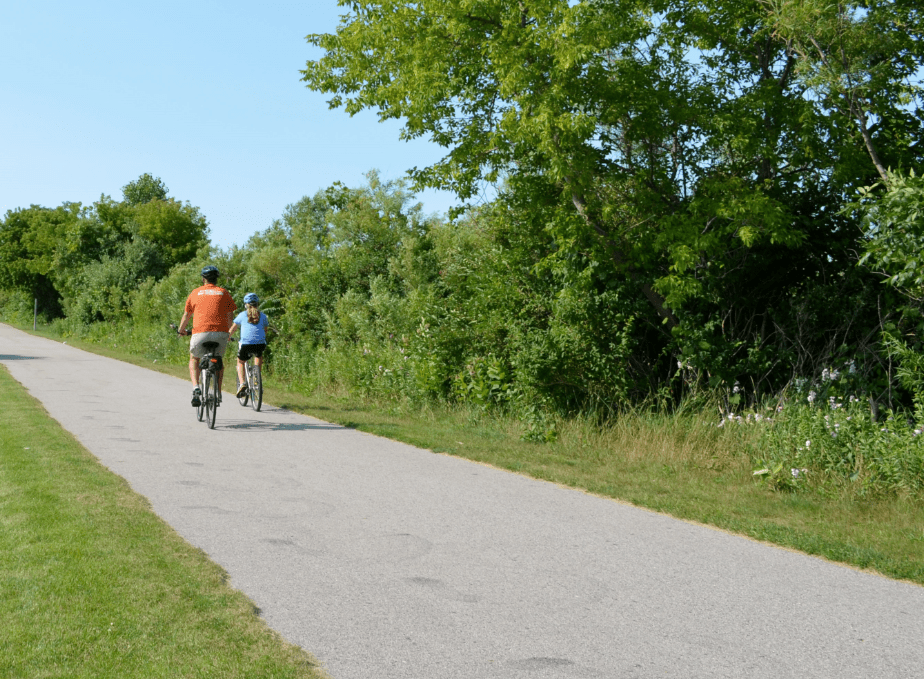 Photo showcasing Hart-Montague Bike Trail  at Weathervane Inn.